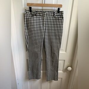 Theory Gingham Trousers Size 4